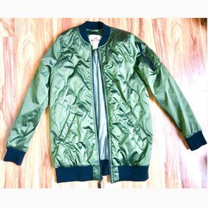 Hollister Long Bomber jacket